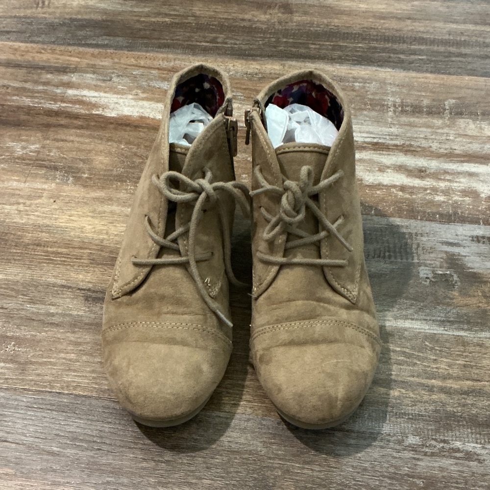 Mad Love Brown Lace-Up Kids Boots